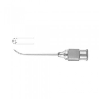 Bracken Irrigation Cannula Smooth Beveled Tip Stainless Steel, Gauge 19